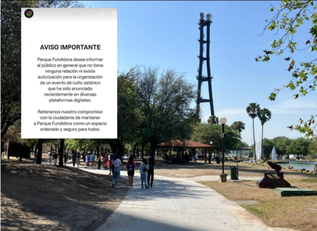 Convocan a evento satánico en Parque Fundidora, pero no llegan