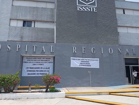 Trabajadores del ISSSTE exigen condiciones laborales dignas en Yucatán