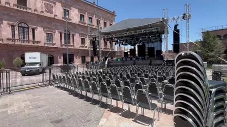 Afinan detalles para el concierto en la Plaza de Armas