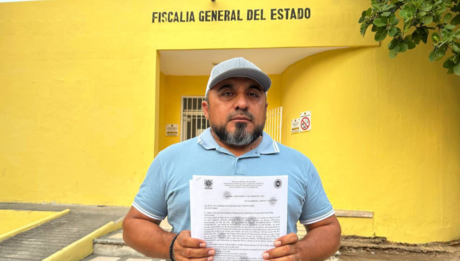 Candidato a la alcaldía de Cenotillo presenta denuncia por amenazas de muerte