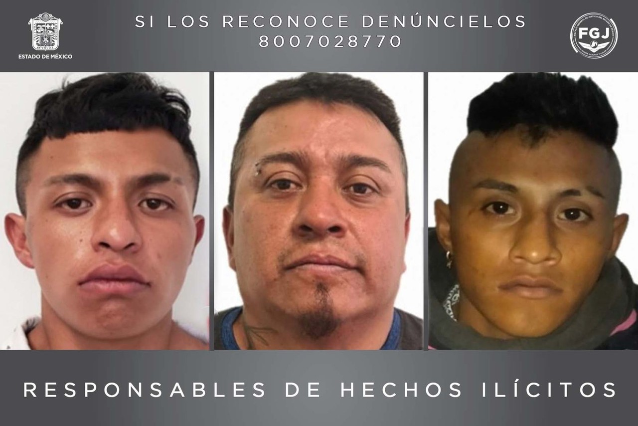 Sentenciados a 55 años de prisión por homicidio en Valle de Chalco. Foto: @FiscaliaEdomex