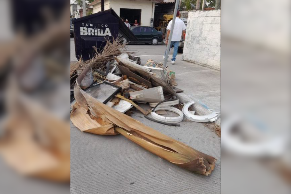 Acumulación de basura en Tampico. Foto: Ignacio Aceves