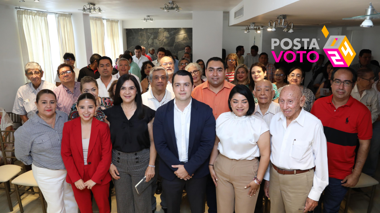Mónica Villarreal Anaya se reunió con empresarios y se comprometió a mejorar la seguridad en Tampico. Foto: Mónica Villarreal Anaya