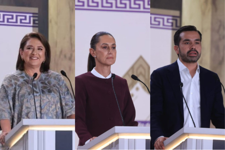 Sheinbaum, Gálvez y Álvarez Máynez se enfrentarán en último debate