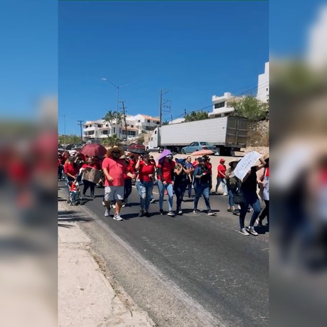 Convoca magisterio a una marcha pacífica en Los Cabos
