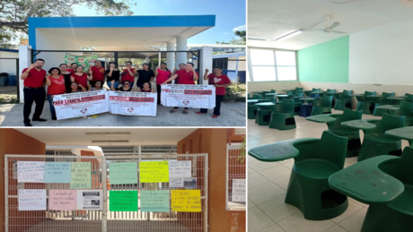 Pese a negativa de la Segey maestros en Yucatán realizan paro laboral