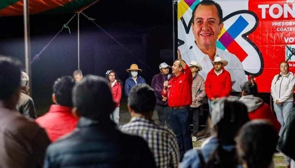 Coatepec Harinas: Violencia y amenazas a candidato del PRI. Foto: RRSS