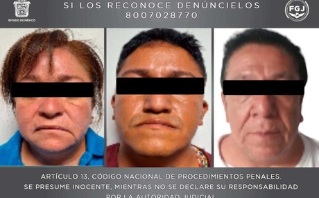 Tres detenidos por asesinato en Valle de Chalco