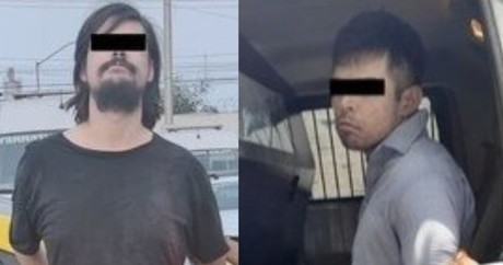 >Detienen a dos hombres armados por amenazas en Monterrey