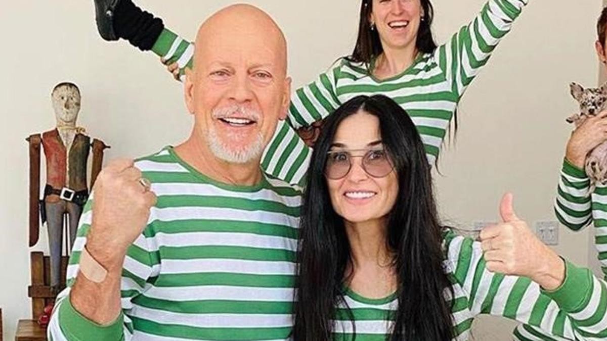 Bruce Willis y Demi Moore estuvieron casados durante 13 años, tiempo en que procrearon tres hijas. Foto. Especial