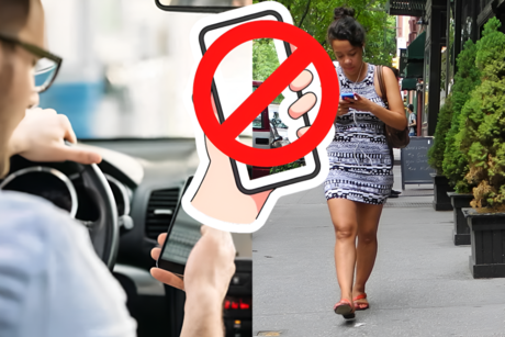 Uso del celular en CDMX: Un peligro para peatones y conductores
