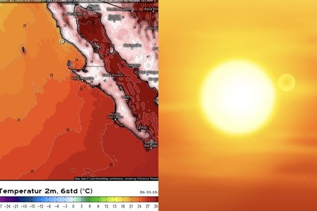Advertencia: intensa ola de calor en BCS y el Noroeste generará hasta 45°C