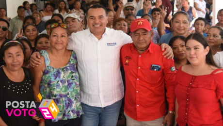Militantes del PT en Kanasín se suman a Renán Barrera, retiran apoyo a Morena