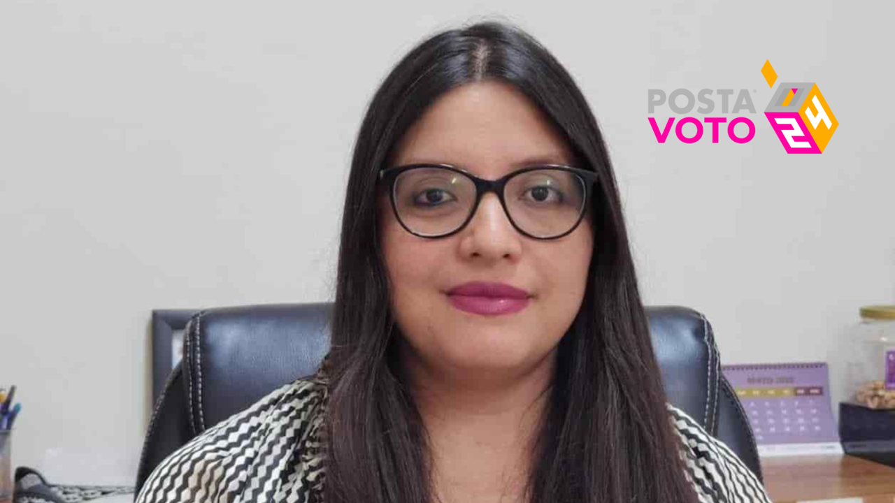 Karla Ortega Saavedra, Vocal Ejecutiva de la 05 Junta Distrital del INE. Foto: Redes sociales