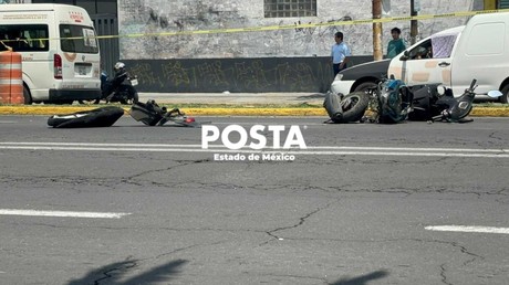 Muere biker atropellado en Nezahualcóyotl (VIDEO)