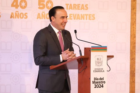 Anuncia gobernador nuevo plan educativo en Coahuila para fortalecer enseñanza