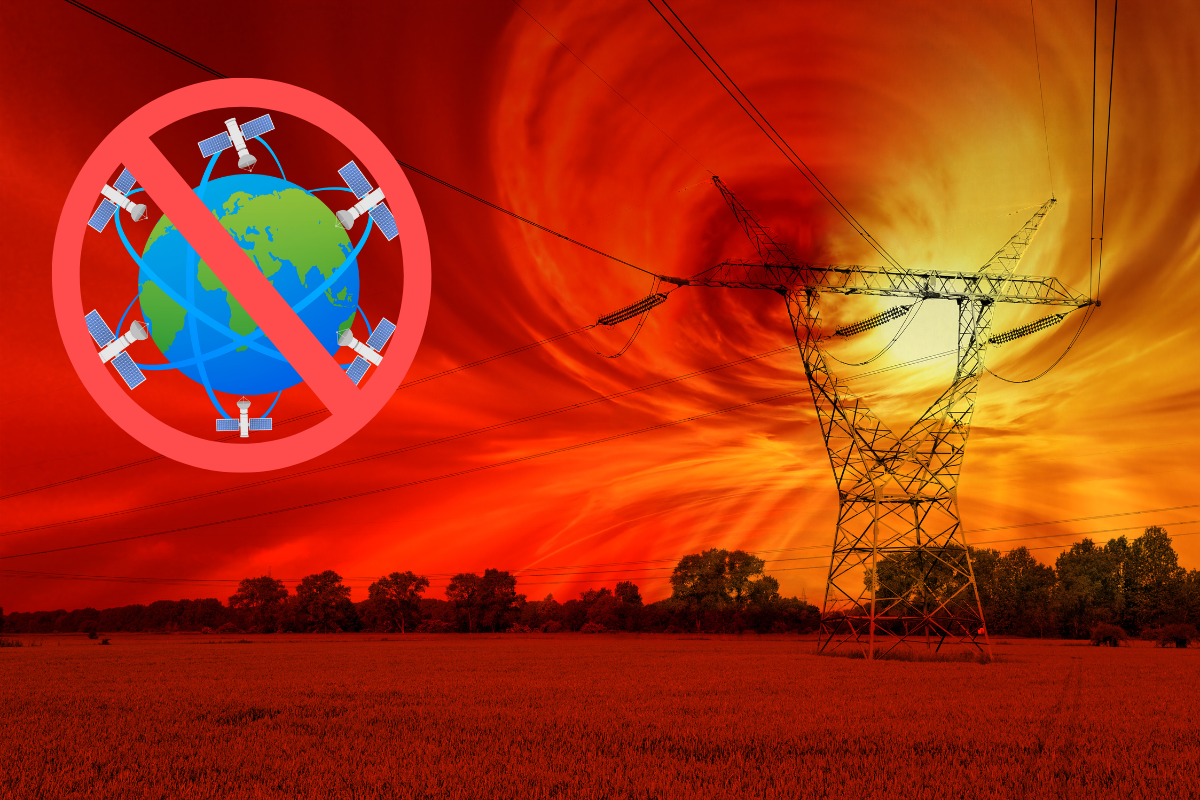Tormenta solar afectando el campo electromagnético de la Tierra / Foto: CANVA