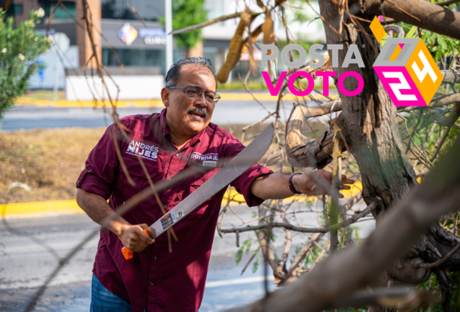 Andrés Mijes suspende recorridos para limpiar calles de Escobedo