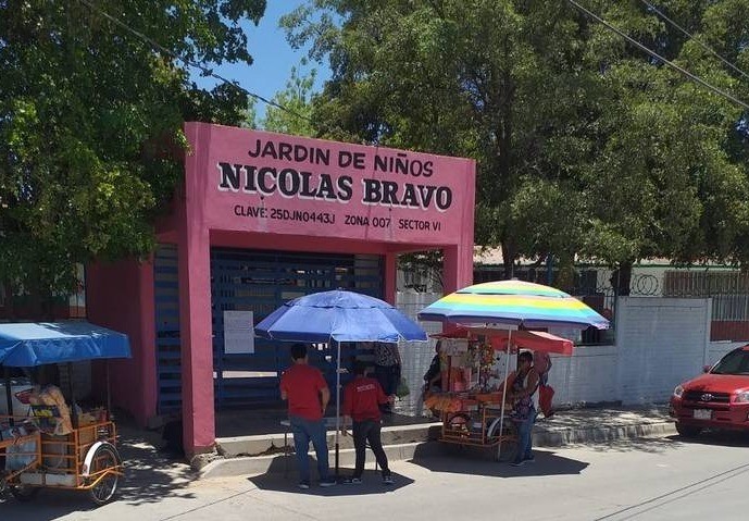 Una de las primarias en Culiacán, Sinaloa que es afectada por las altas temperaturas. Foto: El Sol de Sinaloa.