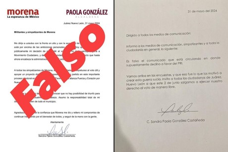 Sandra González desmiente comunicado de Morena y niega unirse al PRI