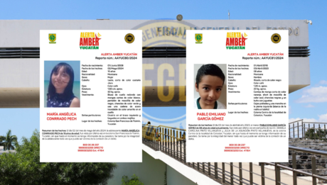 Alerta Amber: Buscan a dos menores desaparecidos en Celestún y Tizimín