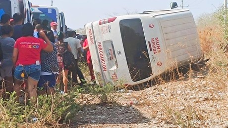 Gran susto por un accidente en la carretera Temozón-Abalá
