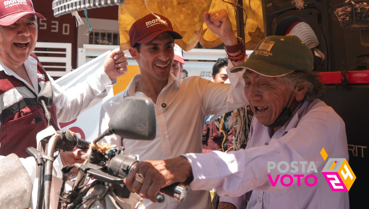 Rommel se comprometió a ayudar a los adultos mayores de Mérida Fotos: Cortesía