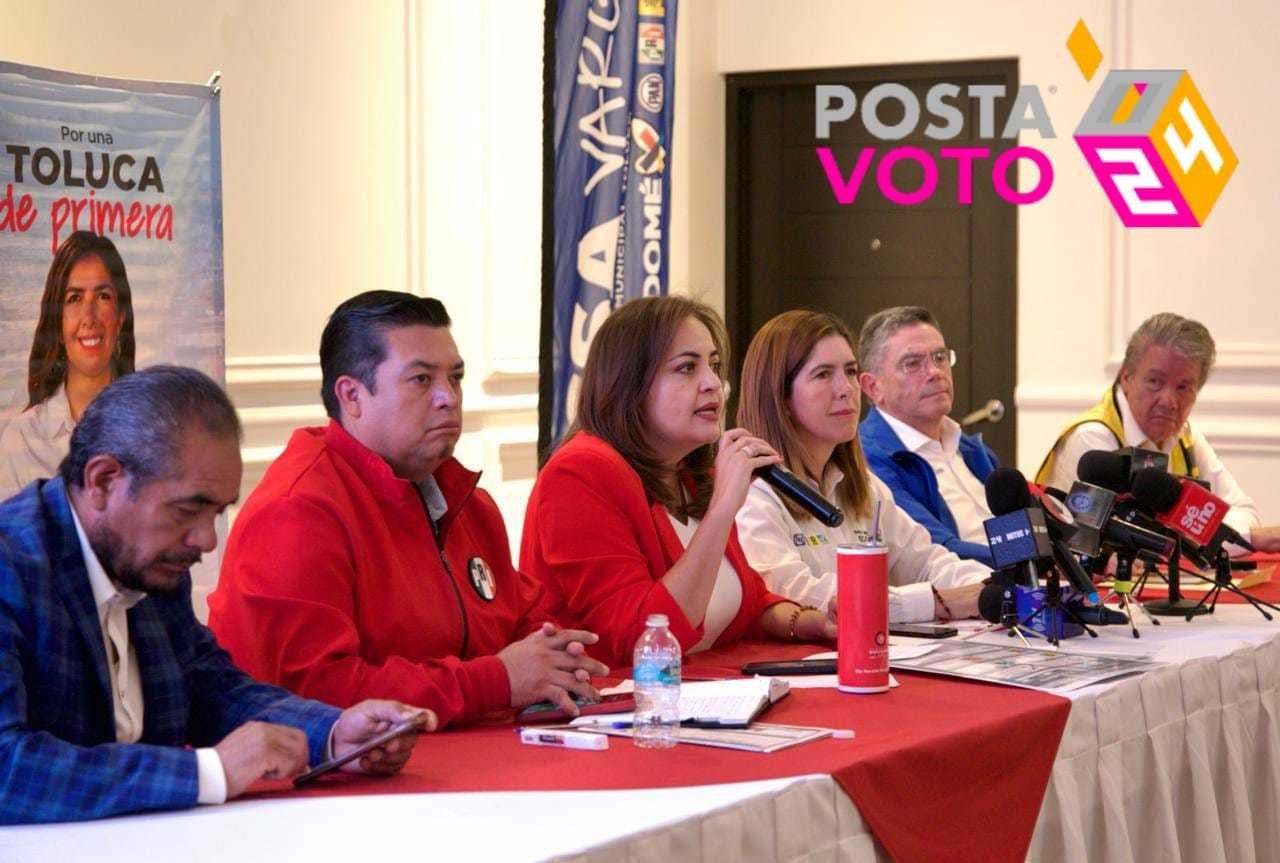 Ana Lilia Herrera Anzaldo, dirigente estatal del PRI en Edomex. Imagen: @AnaLiliaHerrera