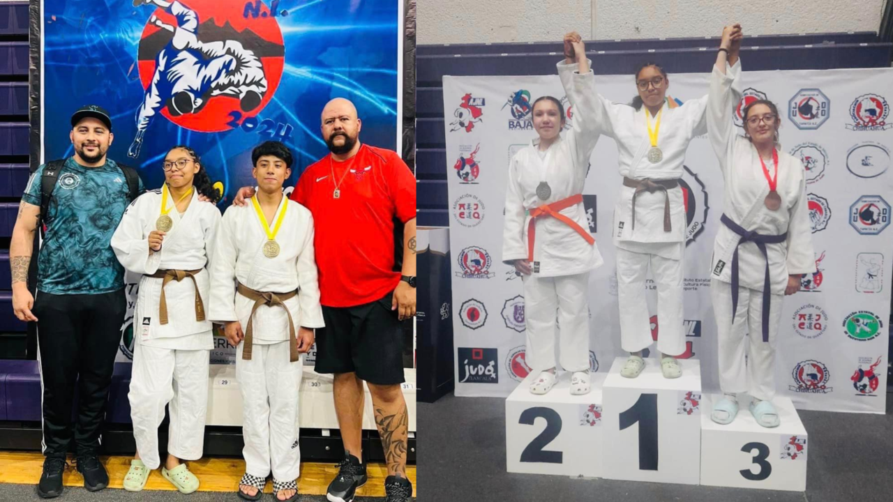 Judokas coahuilenses durante el Torneo Nacional 'Prof. Tomoyoshi Yamaguchi” / Foto: Instituto Estatal del Deporte de Coahuila