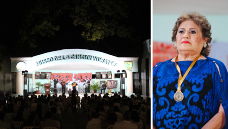 Museo de la Canción Yucateca homenajea a María Medina por 50 años de trayectoria
