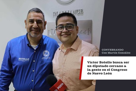 Martín González entrevista a Víctor Botello en 'Conversando'