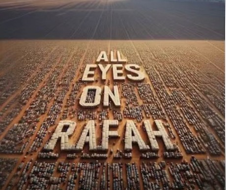 'Todos los ojos puestos en Rafah' ¿por qué millones comparten la imagen de IA?