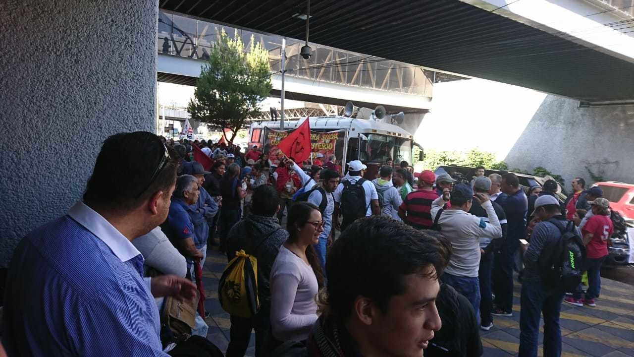 Protesta de CNTE. Foto: Archivo de @Coordinadora1DM