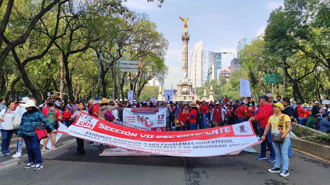 Archivo marcha de la CNTE. Foto: @vialhermes