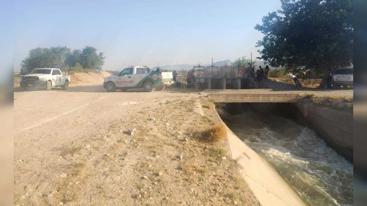 Un hombre de 60 años ingreso a un canal de riego en Gómez Palacio, pero no pudo salir con vida. Foto: Especial/ POSTA Mx.