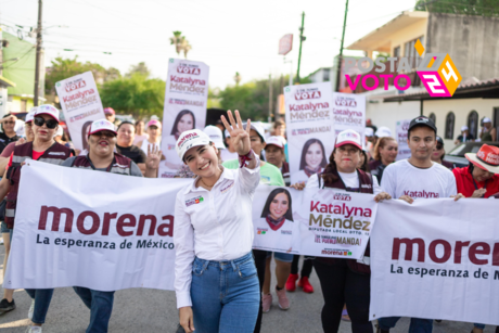 Morena representa el cambio verdadero y la transformación: Katalyna Méndez