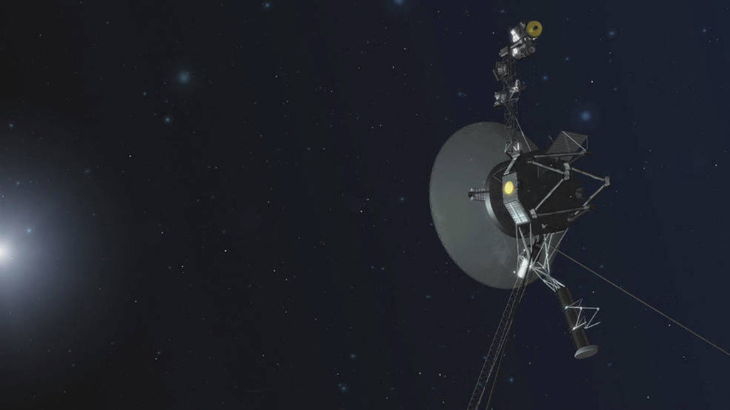 Esta ilustración facilitada por la NASA muestra la sonda espacial Voyager 1. (NASA vía AP, Archivo)