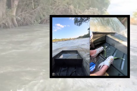 Jóvenes aventureros se vuelcan en lancha por río Ramos (VIDEO)