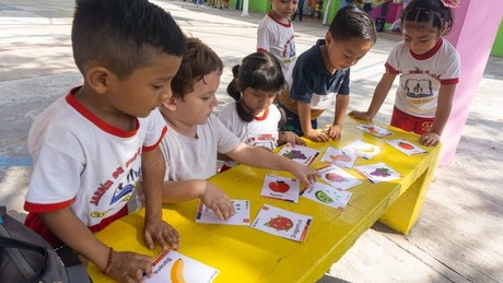 Feria Didáctica de Ambientes Bilingües llega a niños de municipios en Yucatán