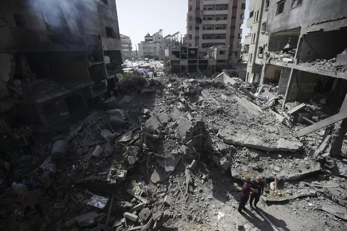 Un bombardeo en la Franja de Gaza hecho por el ejercito de Israel. Foto: AP News.