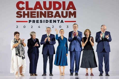 Felicita gobernadora de Edomex a integrantes de gabinete de Claudia Sheinbaum