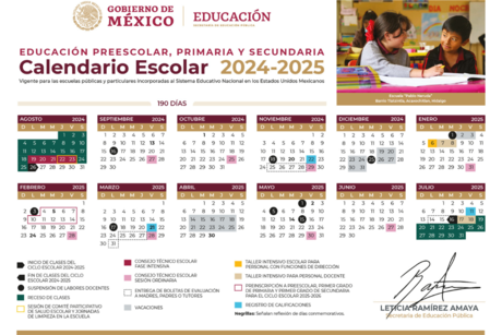 SEP anuncia calendario escolar 2024-2025: todo lo que necesitas saber
