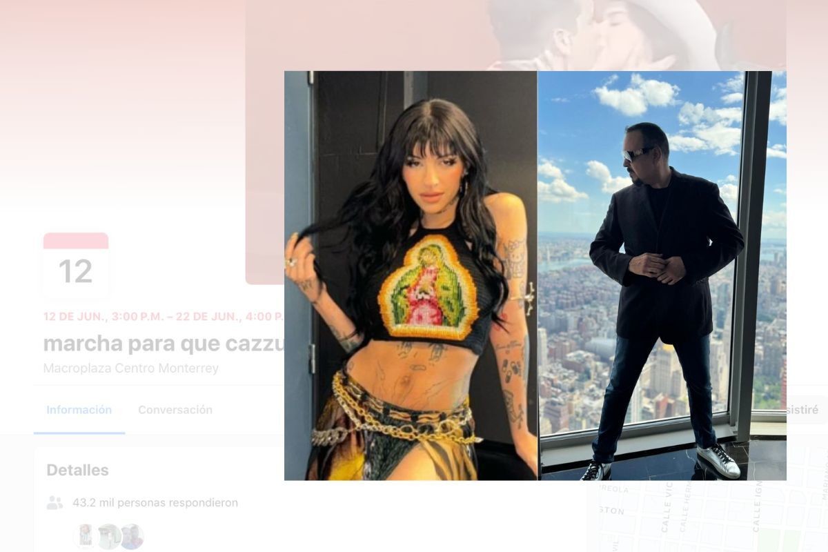 La cantante argentina Cazzu y el interprete mexicano Pepe Aguilar. Foto: Instagram Cazzu y Pepe Aguilar