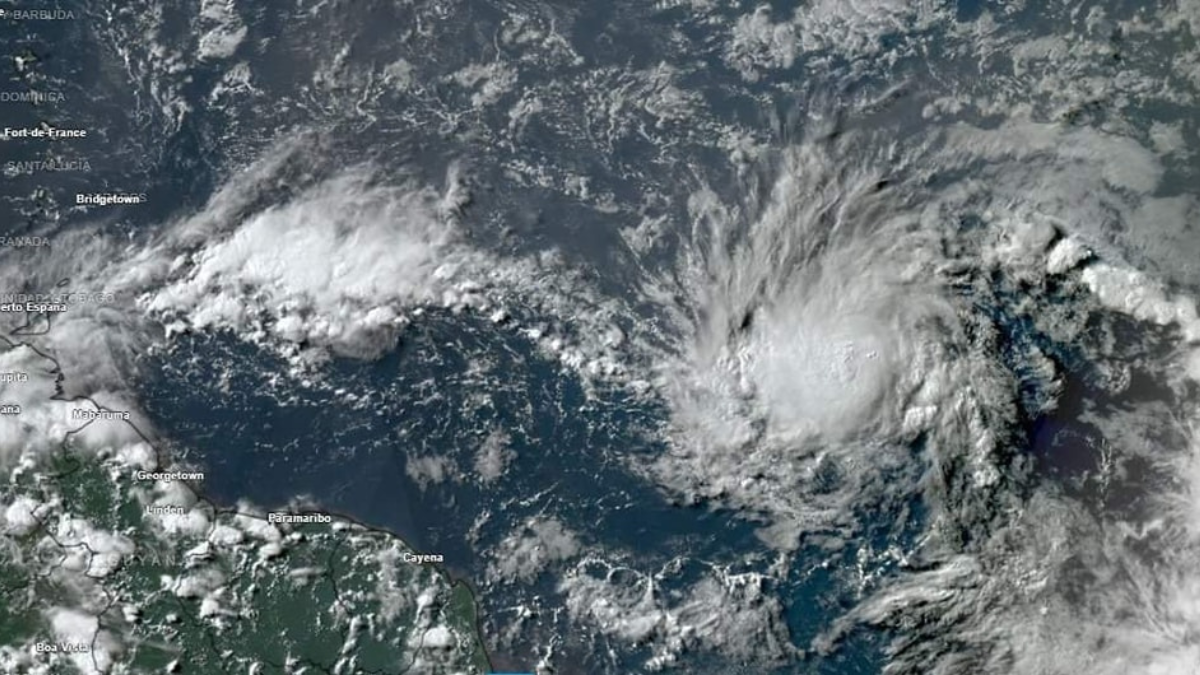 Beryl podría convertirse en huracán en las próximas horas Foto: Conagua