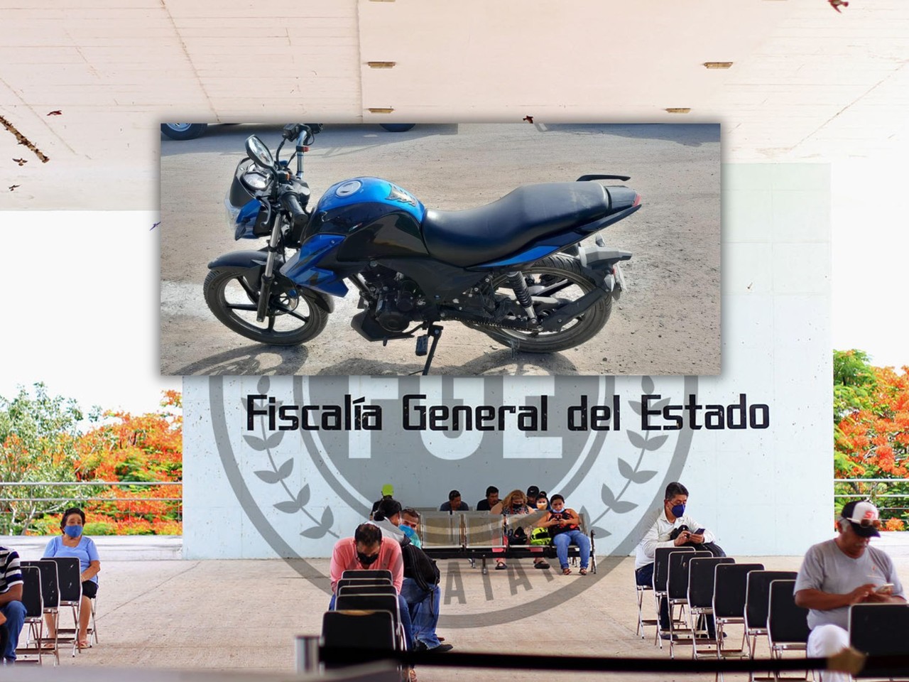 Un sujeto seguirá su proceso en prisión luego de que se robara una moto en la colonia El Porvenir de Mérida.- Foto de la FGE