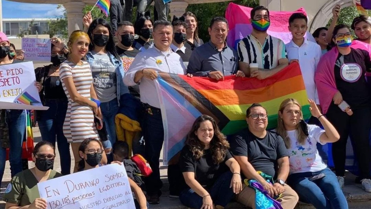 Miembros de la comunidad LGBT  en Durango. Foto: Cortesía.