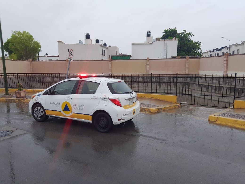 Las precipitaciones se registraron desde las 04:50 horas hasta las 17:00 horas de ayer. (Fotografía: Gobierno de Torreón)