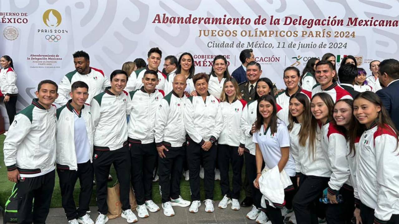 Miembros de la delegación mexicana que representara al país en los en los Juegos Olímpicos de París 2024 / Foto: Instituto Estatal del Deporte de Coahuila