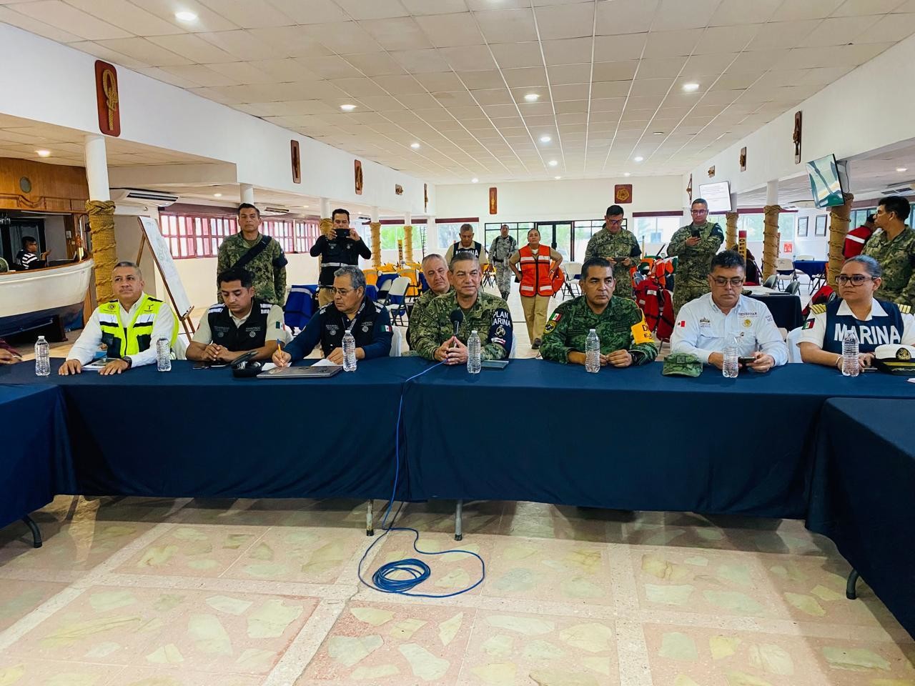 Durante la reunión se informó que no hubo reportes de daños o afectaciones a la población civil.