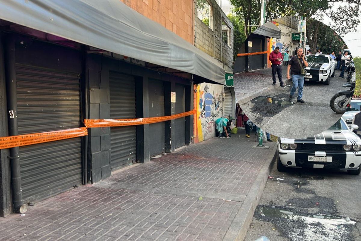 Autoridades acudieron al lugar que se ubica en la alcaldía Cuauhtémoc. Foto: Ramón Ramírez